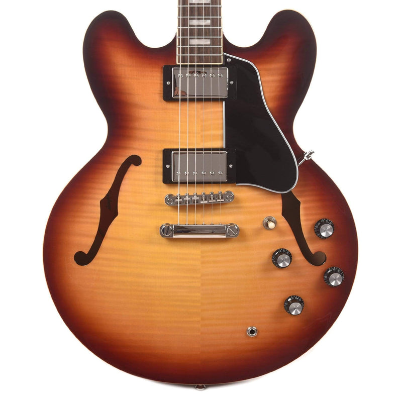 Epiphone Inspired by Gibson ES-335 Figured Semi-Hollow Guitar - Raspberry Tea Burst