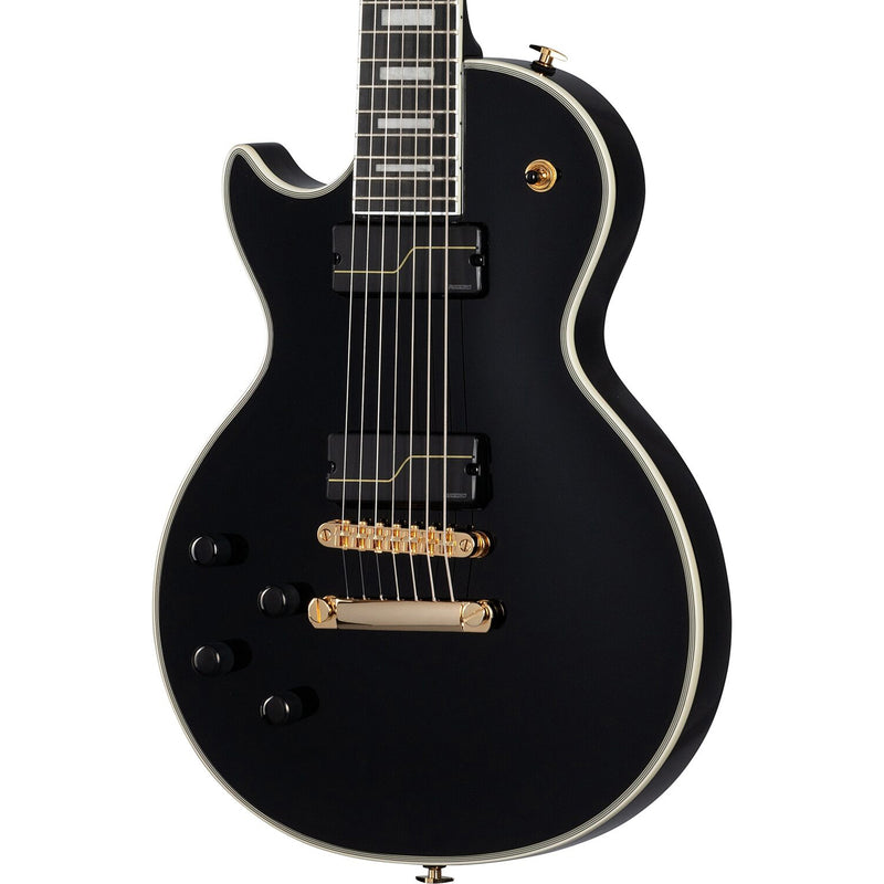 Epiphone Matt Heafy Signature Les Paul Custom Origins Left-Handed 7-String w/ Fishman Fluence Pickups - Ebony