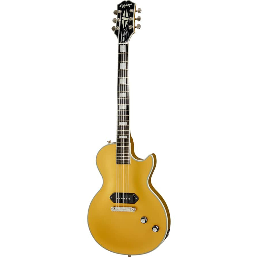 Epiphone Jared James Nichols Gold Glory Les Paul Custom with EpiLite Case - Double Gold Aged Gloss
