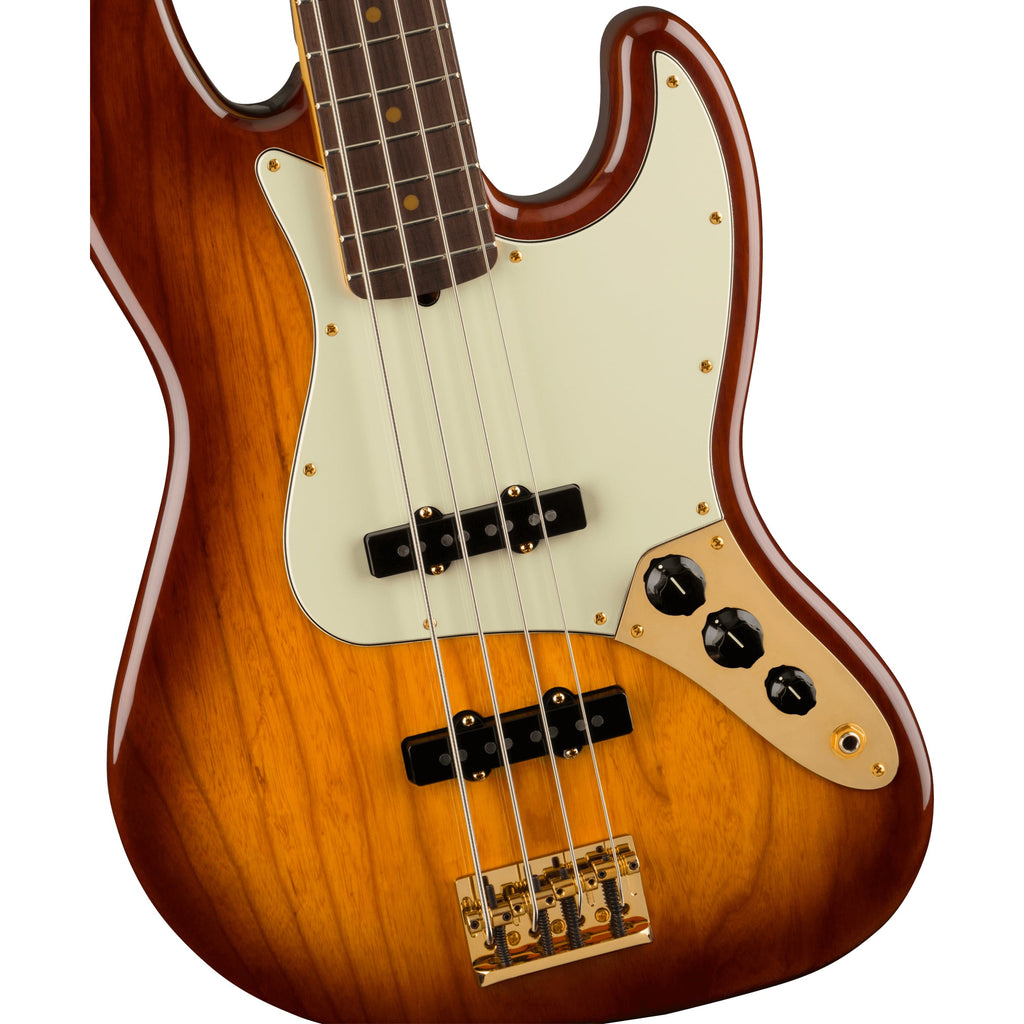 Fender 75th Anniversary Commemorative Jazz Bass w/Rosewood Fingerboard - 2-Color Bourbon Burst