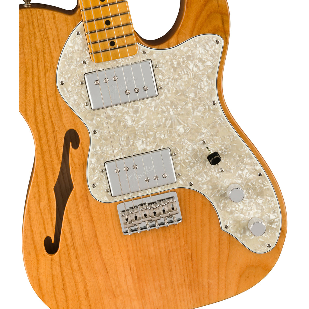 Fender American Vintage II 1972 Telecaster Thinline Maple Fingerboard - Aged Natural