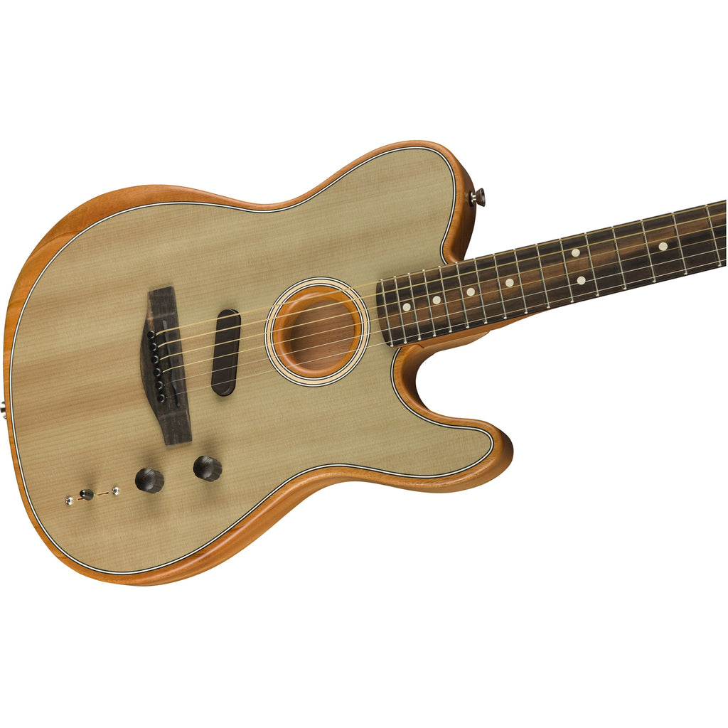 Fender American Acoustasonic Telecaster Acoustic-Electric Guitar - Sonic Gray