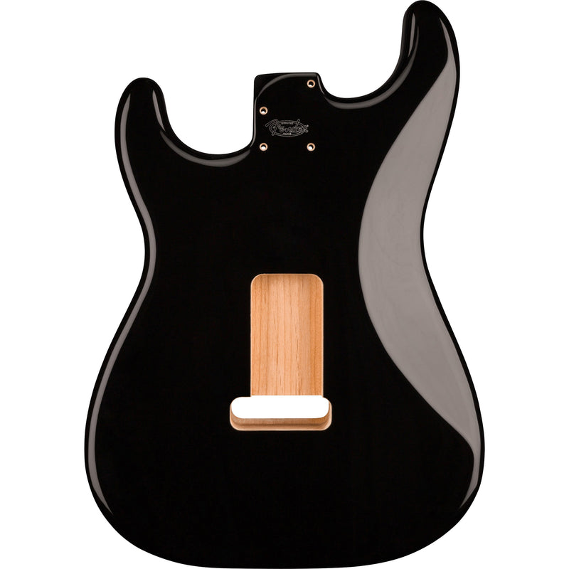 Fender Deluxe Series Stratocaster HSH Alder Body 2-Point Bridge Mount - Black