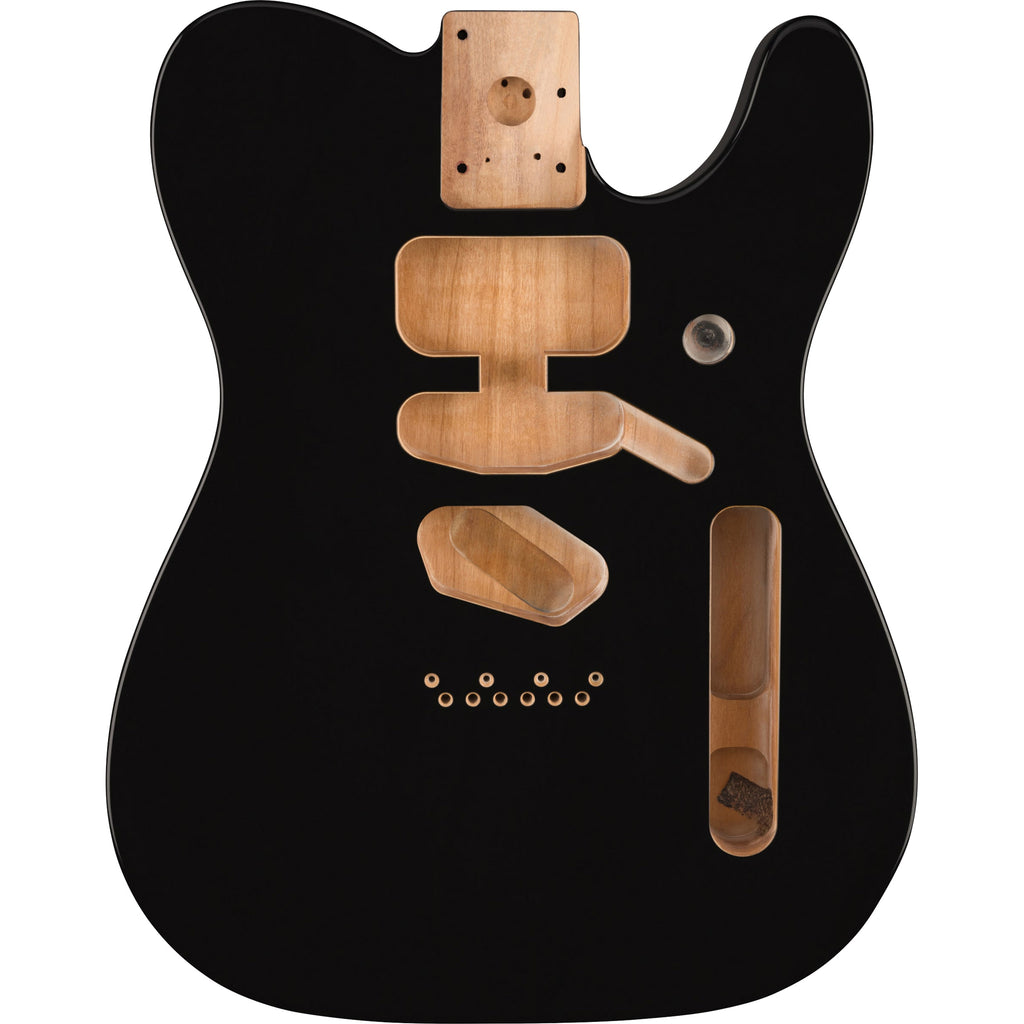 Fender Deluxe Series Telecaster SSH Alder Body Modern Bridge Mount - Black