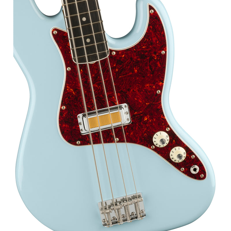 Fender Gold Foil 4-String Jazz Bass Ebony Fingerboard - Sonic Blue