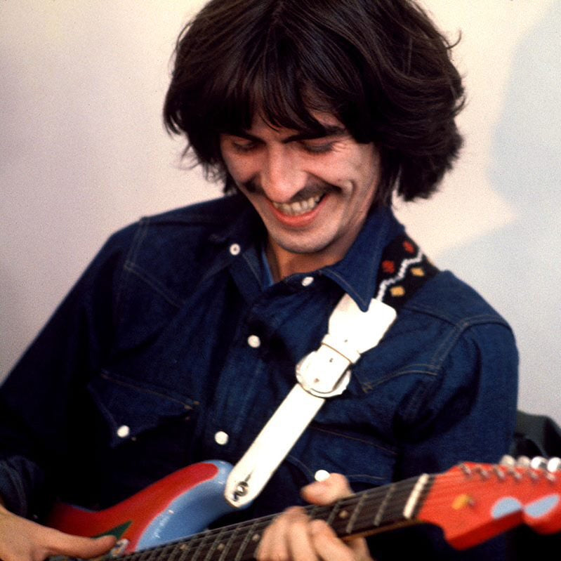 Fender George Harrison Rocky Leather Guitar Strap