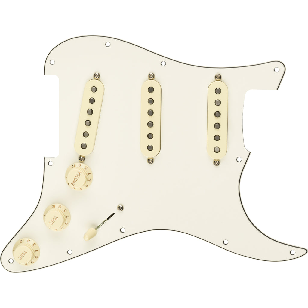 Fender Pre-Wired Strat Pickguard Assembly Original '57/'62 SSS 11-Hole - Parchment