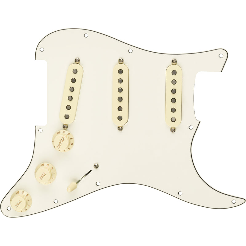 Fender Pre-Wired Strat Pickguard Assembly Original '57/'62 SSS 11-Hole - Parchment