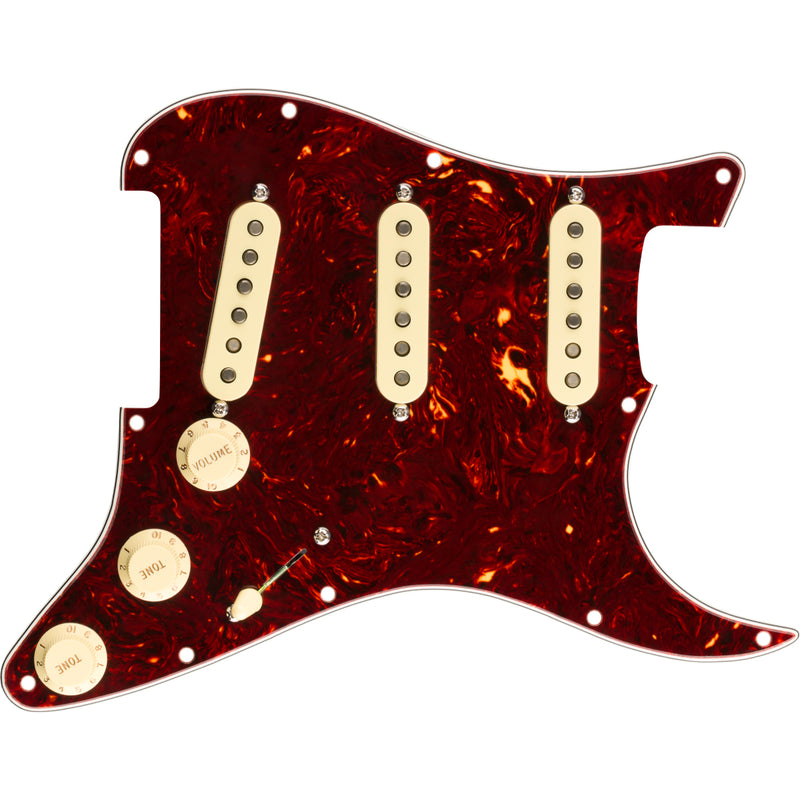 Fender Pre-Wired Strat Pickguard Assembly Original '57/'62 SSS 11-Hole - Tortoise Shell
