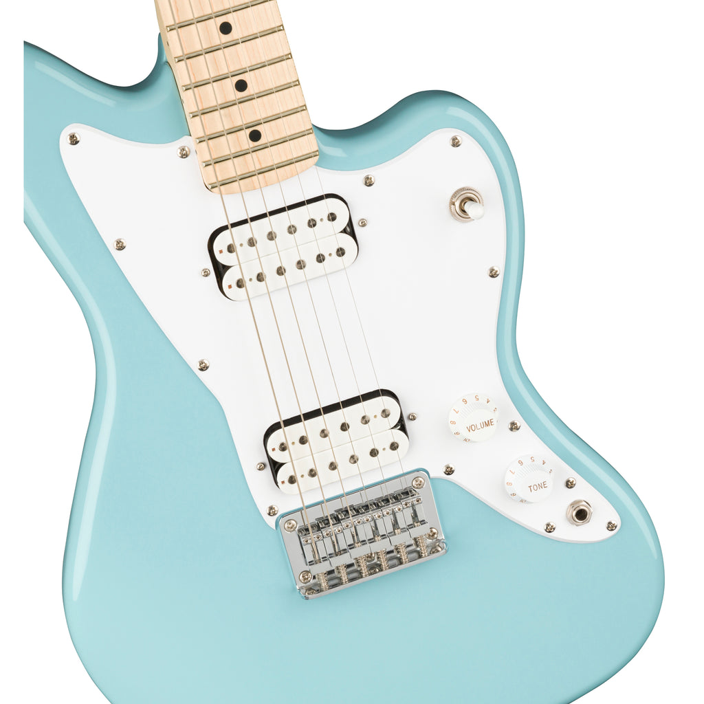 Squier Mini Jazzmaster HH, Maple Fingerboard, Daphne Blue
