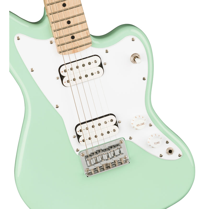 Squier Mini Jazzmaster HH, Maple Fingerboard, Surf Green