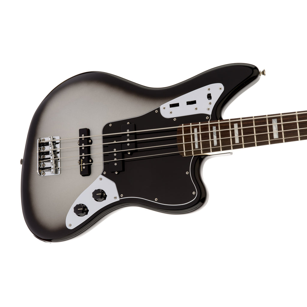 Fender Troy Sanders Mastodon Jaguar Bass - Silverburst w/ Rosewood Fingerboard