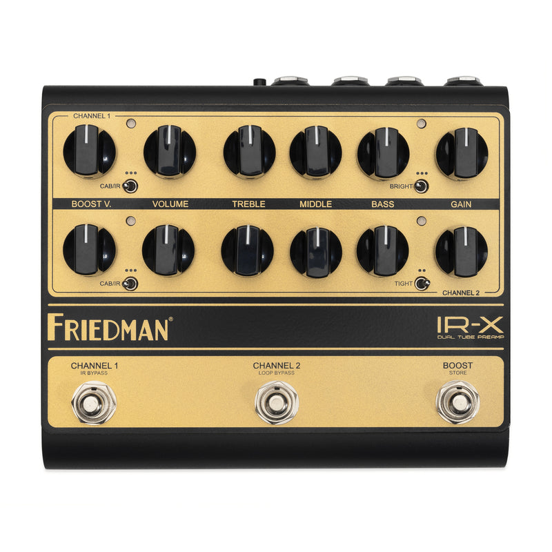 Friedman IR-X Dual-Channel High Voltage Tube Preamp DI + IR Pedal