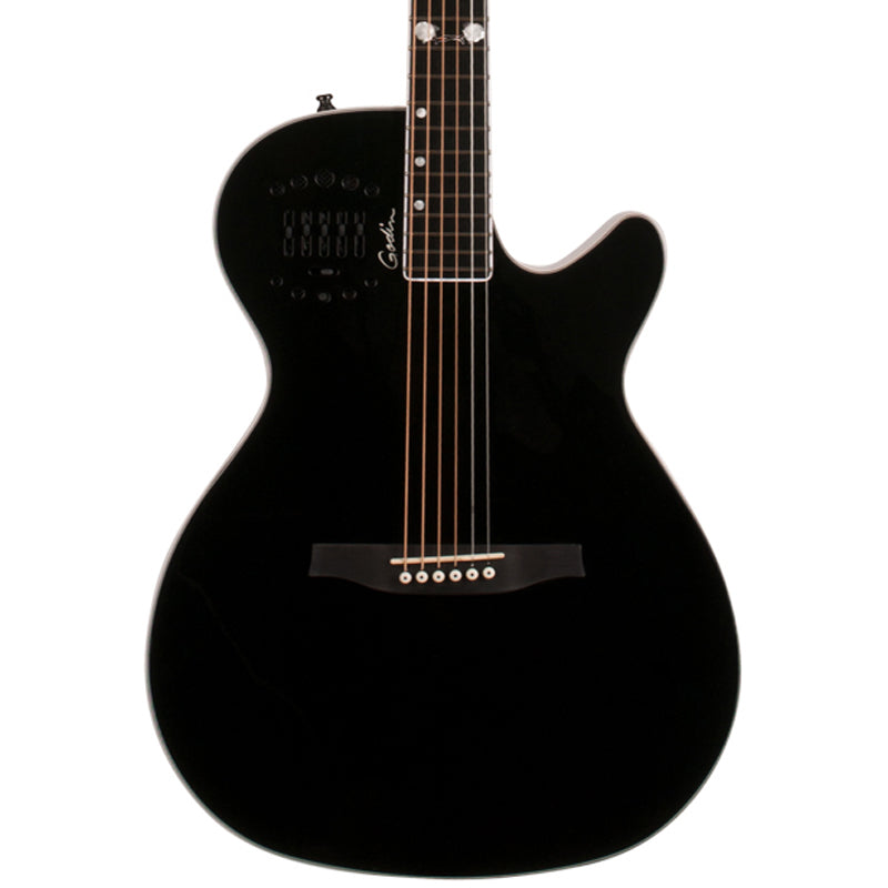 Godin Multiac Steel Doyle Dykes Signature Edition Acoustic/Electric Guitar - Black High Gloss