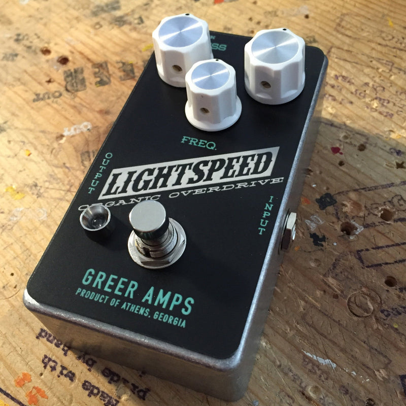 Greer Lightspeed Organic Overdrive Pedal - Reverse Daphne