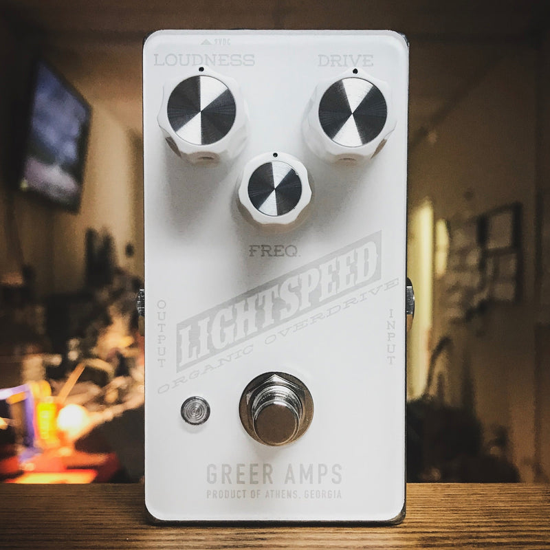 Greer Lightspeed Organic Overdrive Pedal - Snowblind