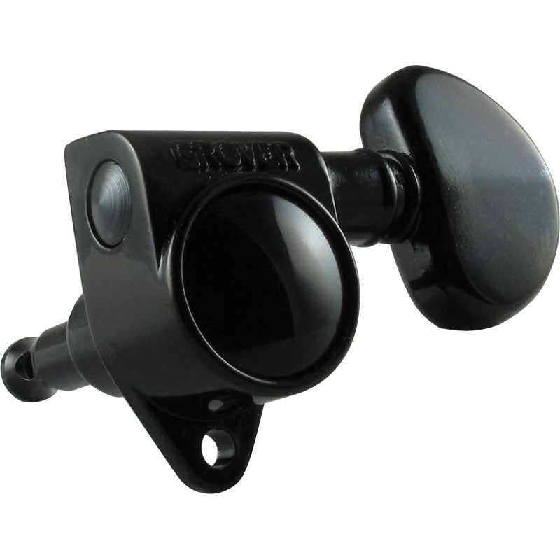 Grover Black Tuner Bass Side