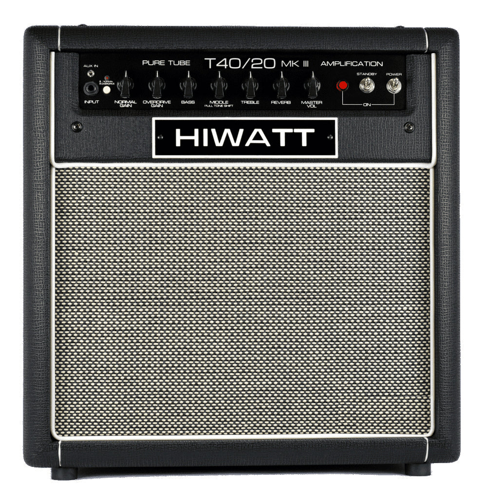 Hiwatt T40/20 MK III Switchable 40W/20W 1x12 Tube Combo