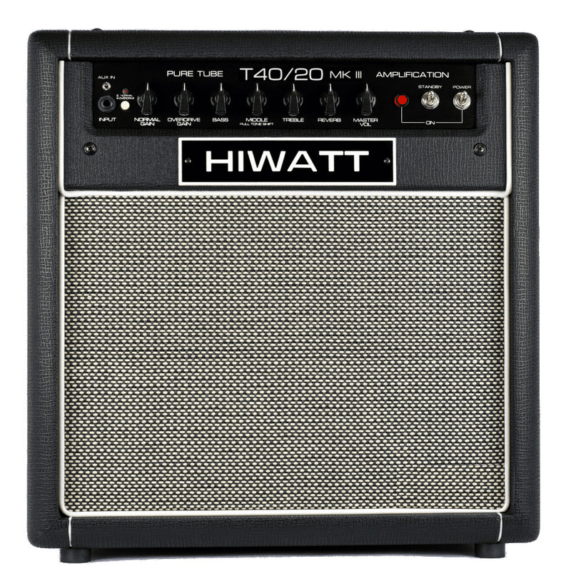 Hiwatt T40/20 MK III Switchable 40W/20W 1x12 Tube Combo