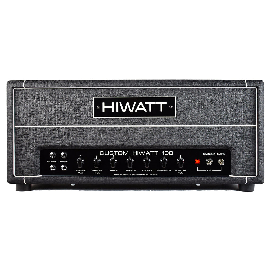 Hiwatt UK DR-103 Custom 100 100-Watt Hand-Wired Tube Guitar Head