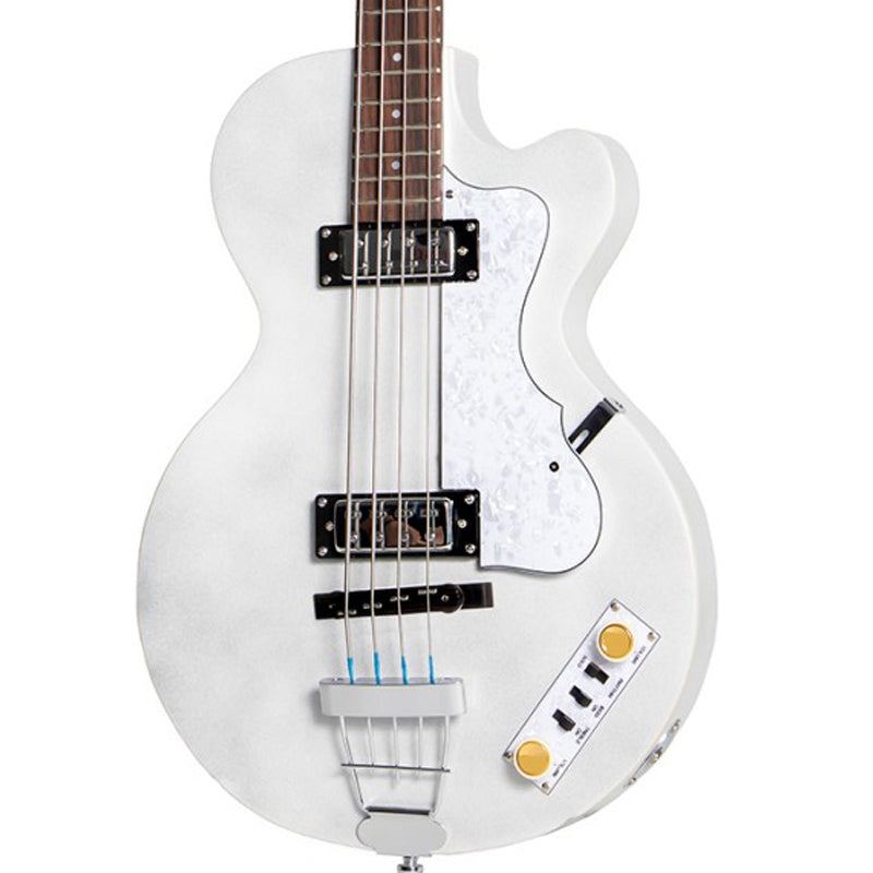 Hofner Ignition Series Club Bass Pearl White