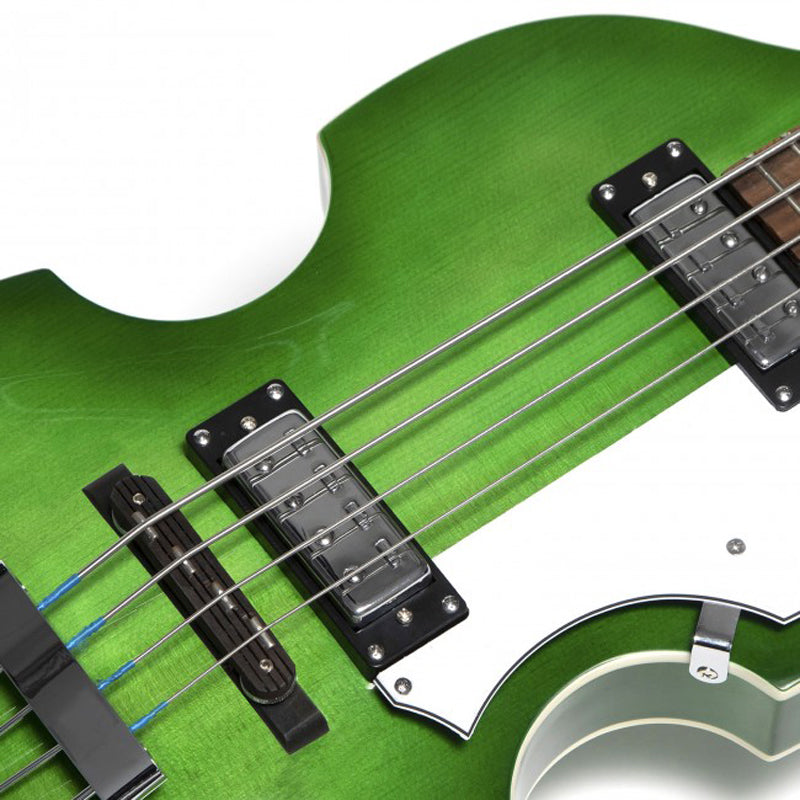 Hofner Ignition Series Violin Bass 70s Green Burst