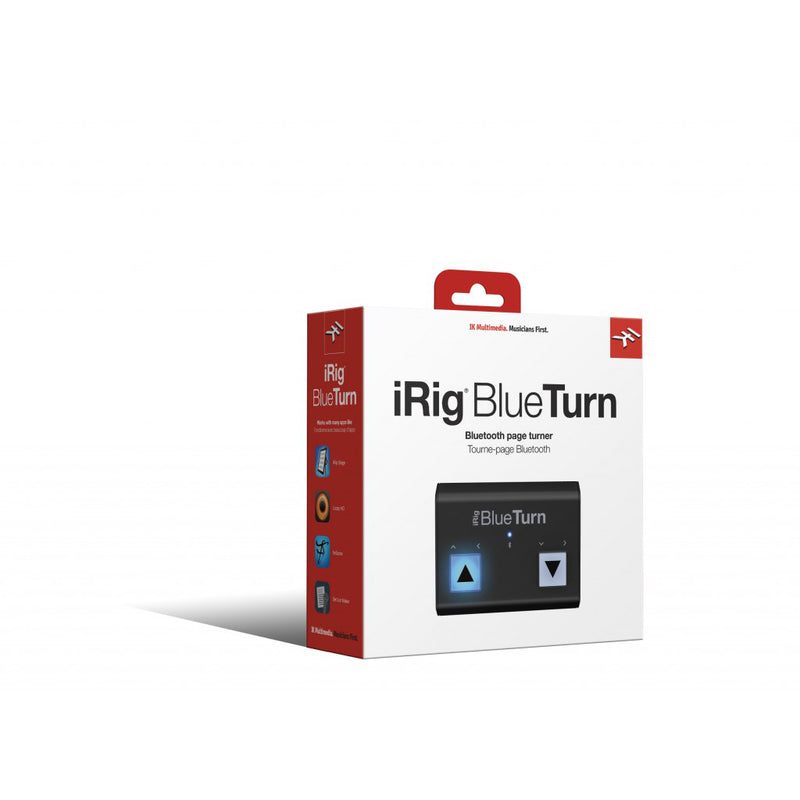IK Multimedia iRig BlueTurn Bluetooth Page Turner for iPhone, iPad, Mac & Android