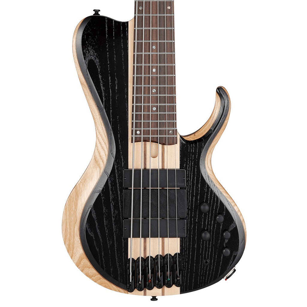 Ibanez Bass Workshop BTB866SC 6-string Bass Guitar - Weathered Black Low Gloss
