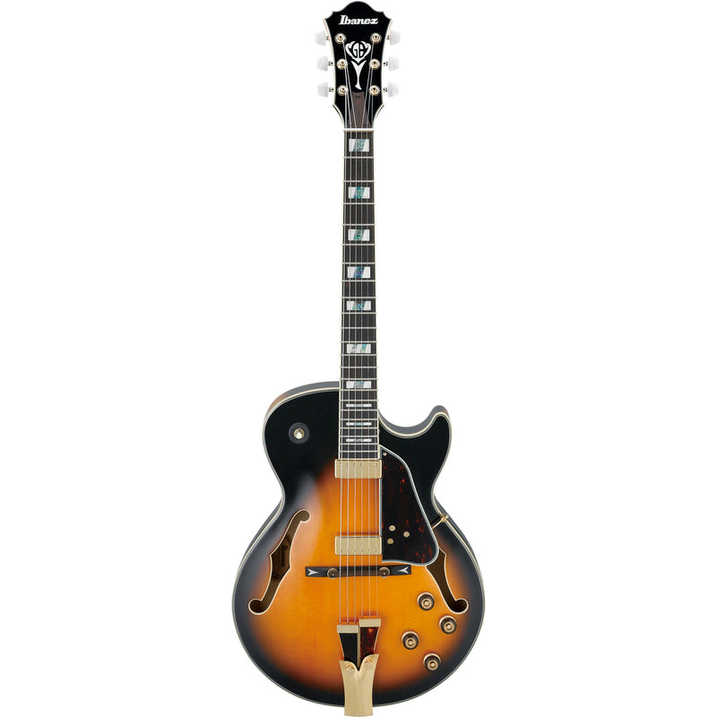 Ibanez GB10SEBS George Benson Signature Guitar w/Case - Brown Sunburst