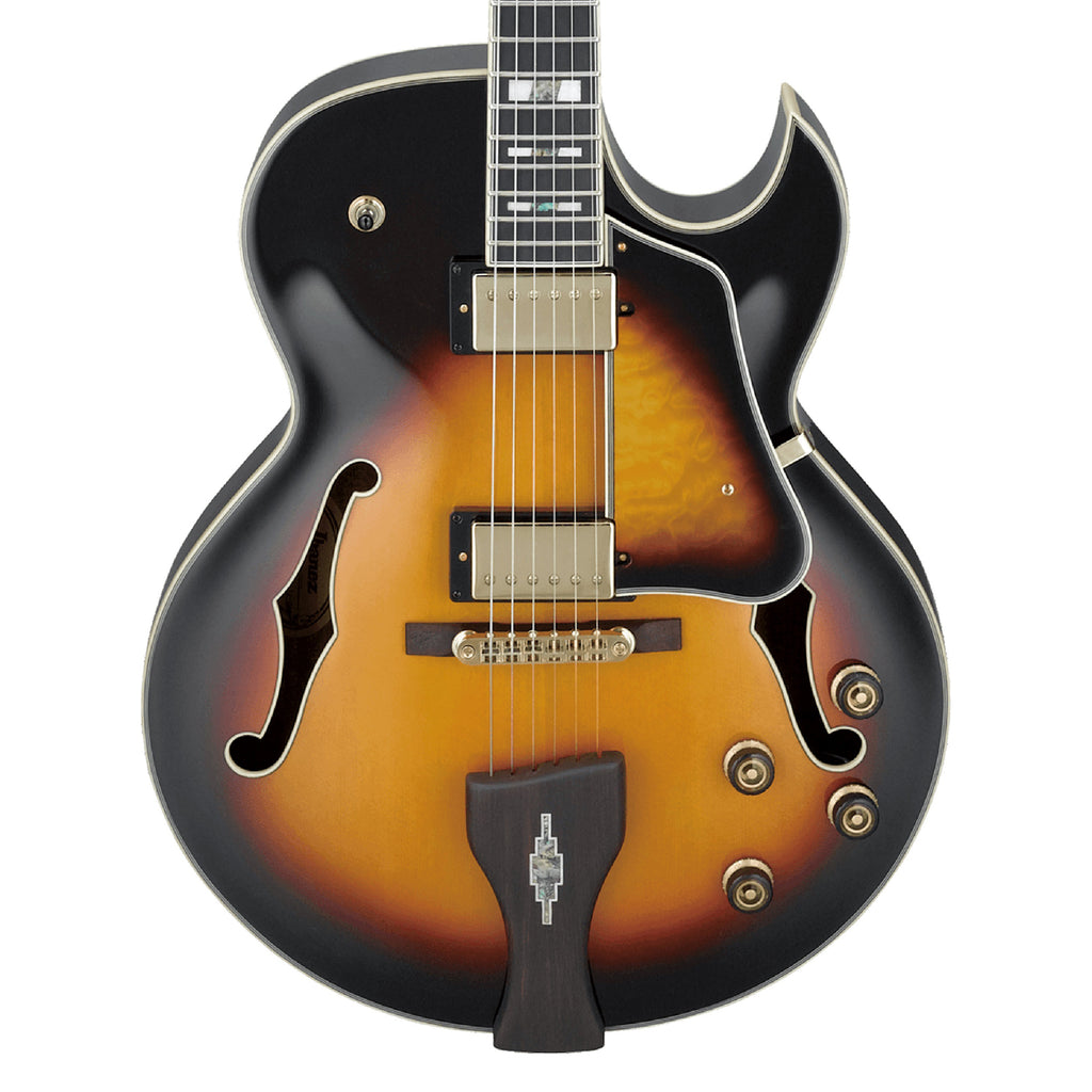 Ibanez LGB30VYS George Benson Signature Guitar w/Case - Vintage Yellow Sunburst