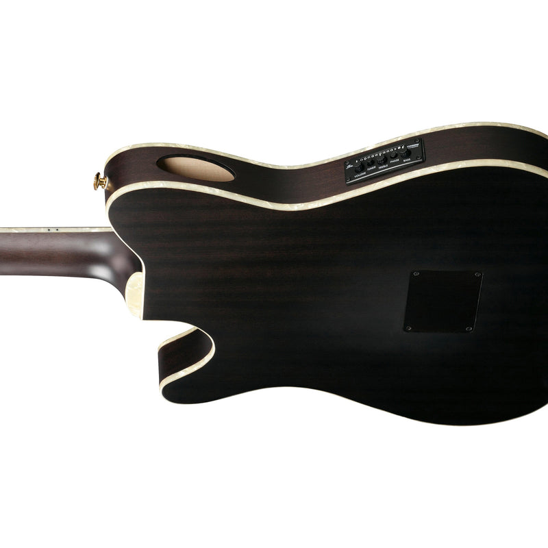Ibanez Tim Henson TOD10N Classical Acoustic-Electric Guitar - Transparent Black Flat