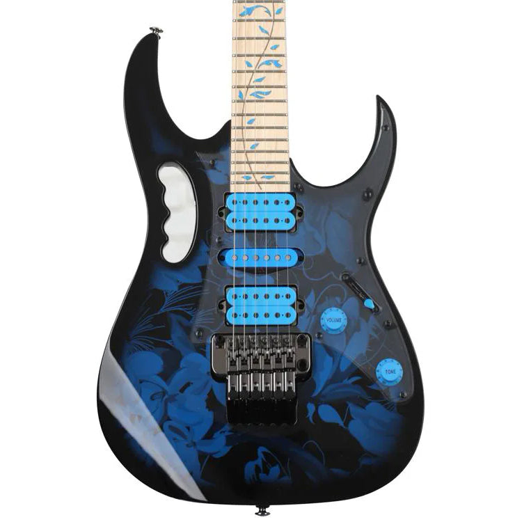 Ibanez JEM77PBFP Steve Vai Signature Jem w/Bag - Blue Floral Pattern