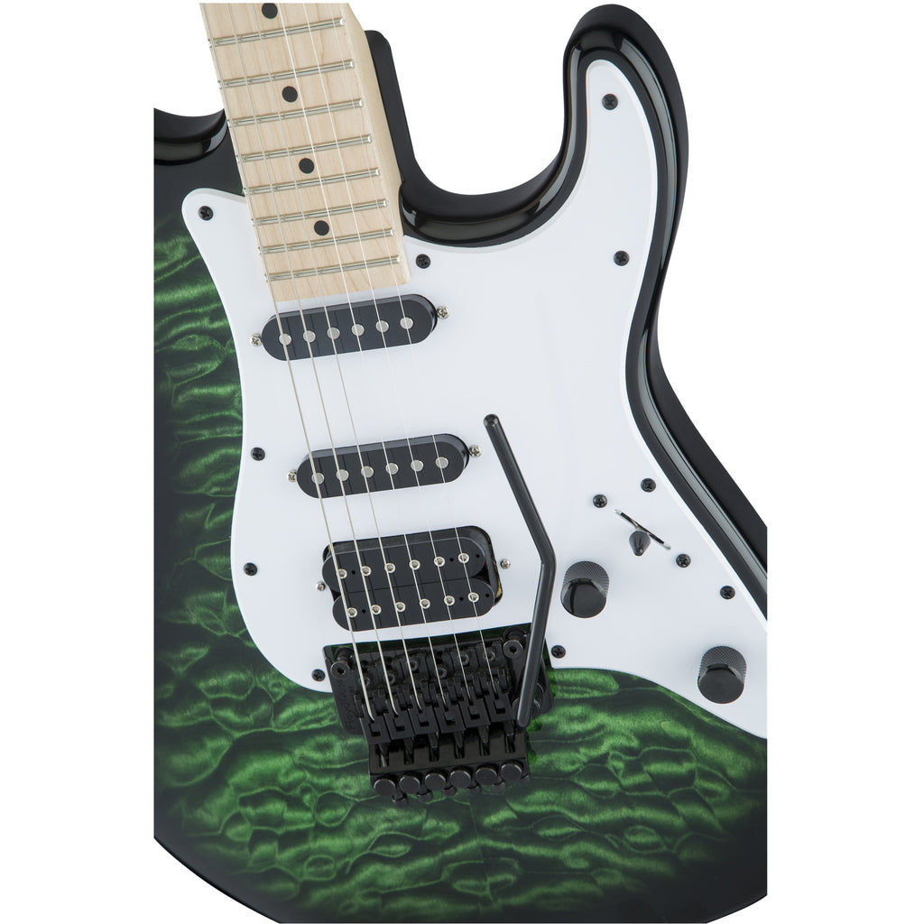 Jackson Adrian Smith Iron Maiden Signature SDXQ Electric Guitar - Transparent Green