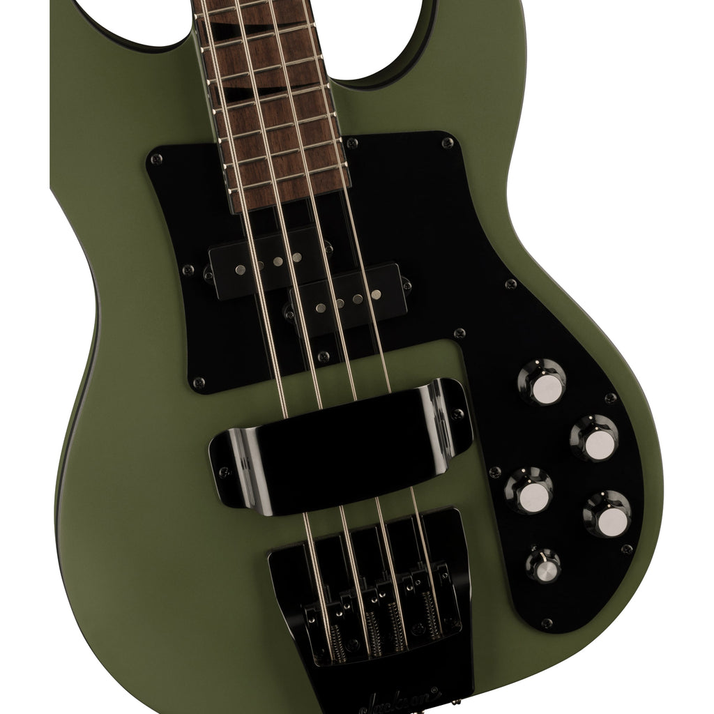 Jackson X Series CBXDX IV Concert 4-String Bass - Matte Army Drab