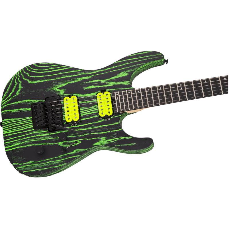 Jackson Pro Series Dinky DK2 Ash Body Guitar - Green Glow