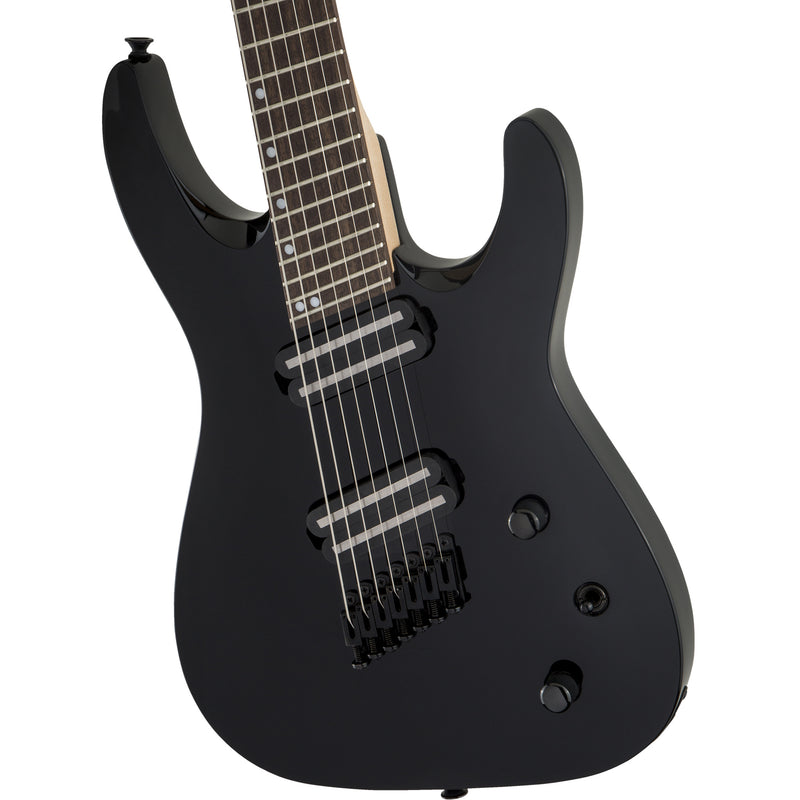Jackson X Series Dinky Arch Top DKAF7 Multi-Scale Guitar - Gloss Black