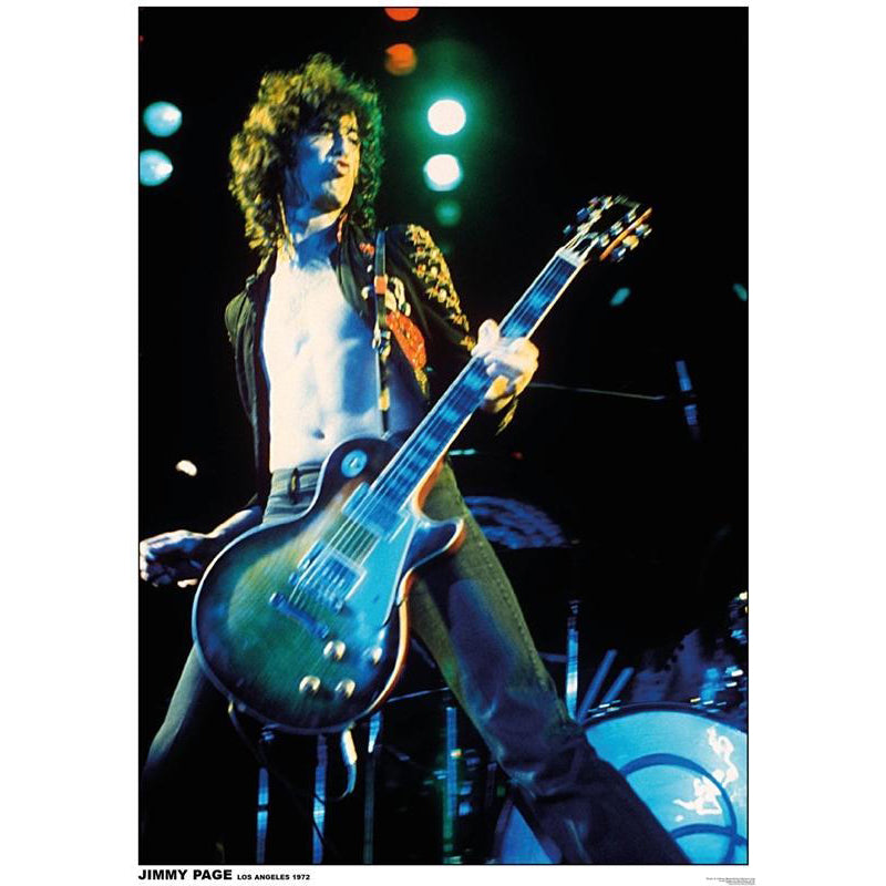 Jimmy Page Color LP Poster