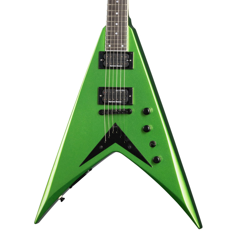 Kramer Dave Mustaine Signature Vanguard Rust in Peace Guitar w/ Seymour Duncan Pickups - Alien Tech Green