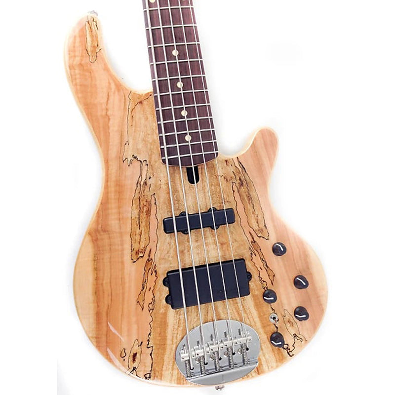 Lakland Skyline 55-02 Deluxe 5-string Bass w/ Spalted Maple Top - Natural