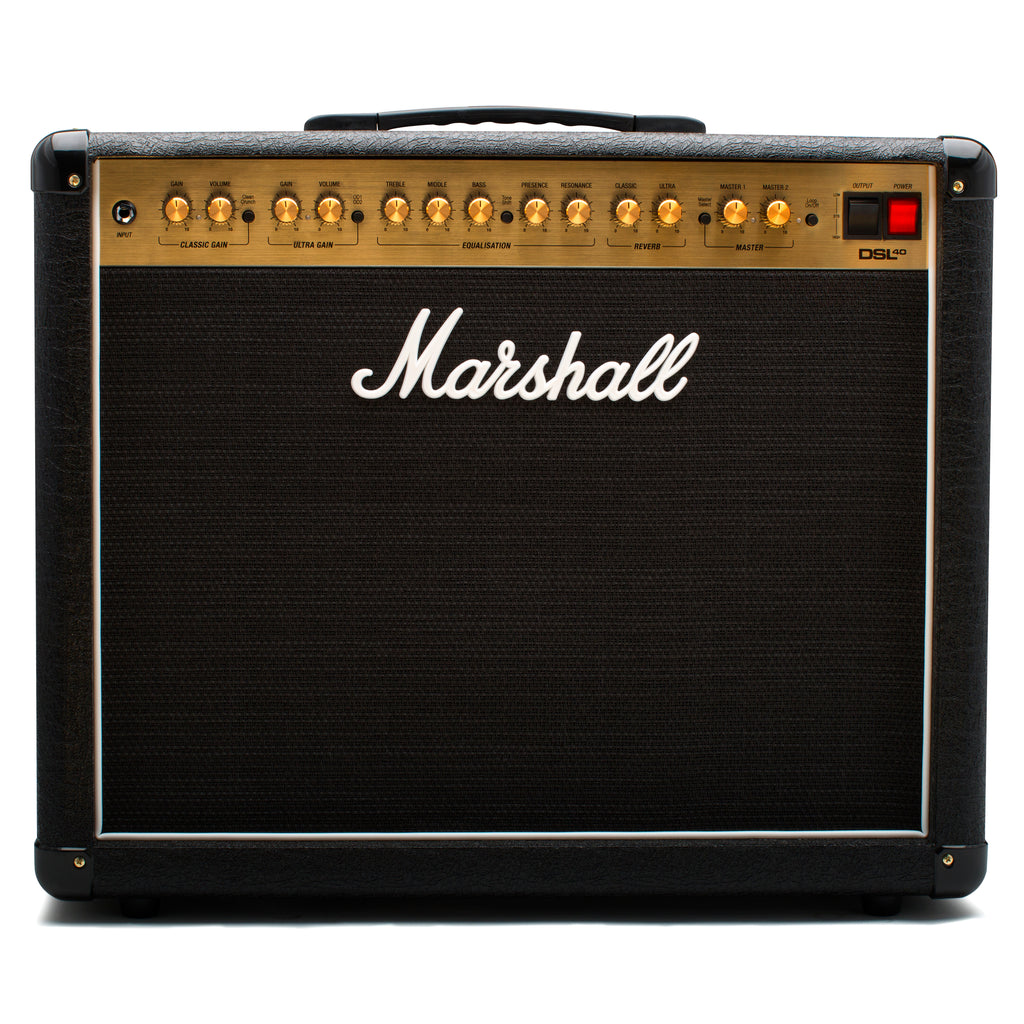 Marshall DSL40CR 40W All Valve 2 Channel 1x12 Combo With Resonance, Digital Reverb, Celestion V-Type Speaker