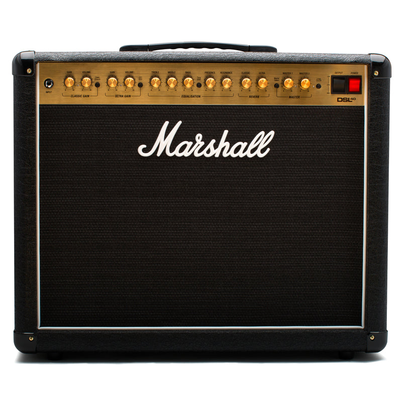 Marshall DSL40CR 40W All Valve 2 Channel 1x12 Combo With Resonance, Digital Reverb, Celestion V-Type Speaker