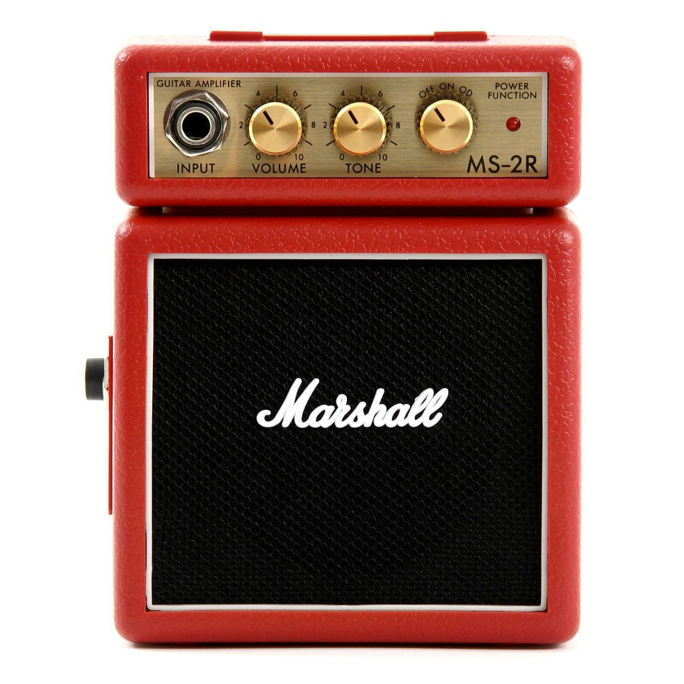 Marshall MS-2 1-watt Battery-powered Micro 1/2 Stack Amp - Red