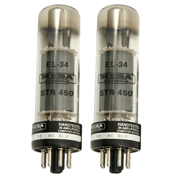 Mesa Boogie NOS German Siemens EL34 STR 450 Matched Duet Power Tubes