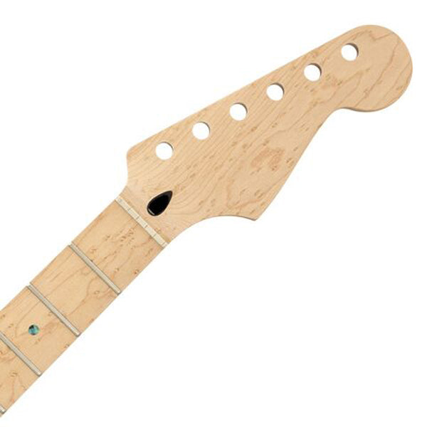 Mighty Mite MM2925-M Fender Licensed Strat® Birdseye Maple Replacement Neck - C Profile 22 Jumbo Frets
