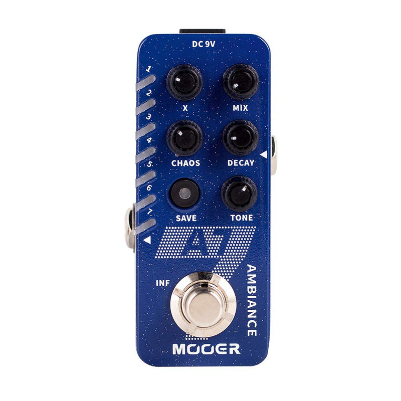 Mooer A7 Ambience Micro Series Mini Reverb Pedal
