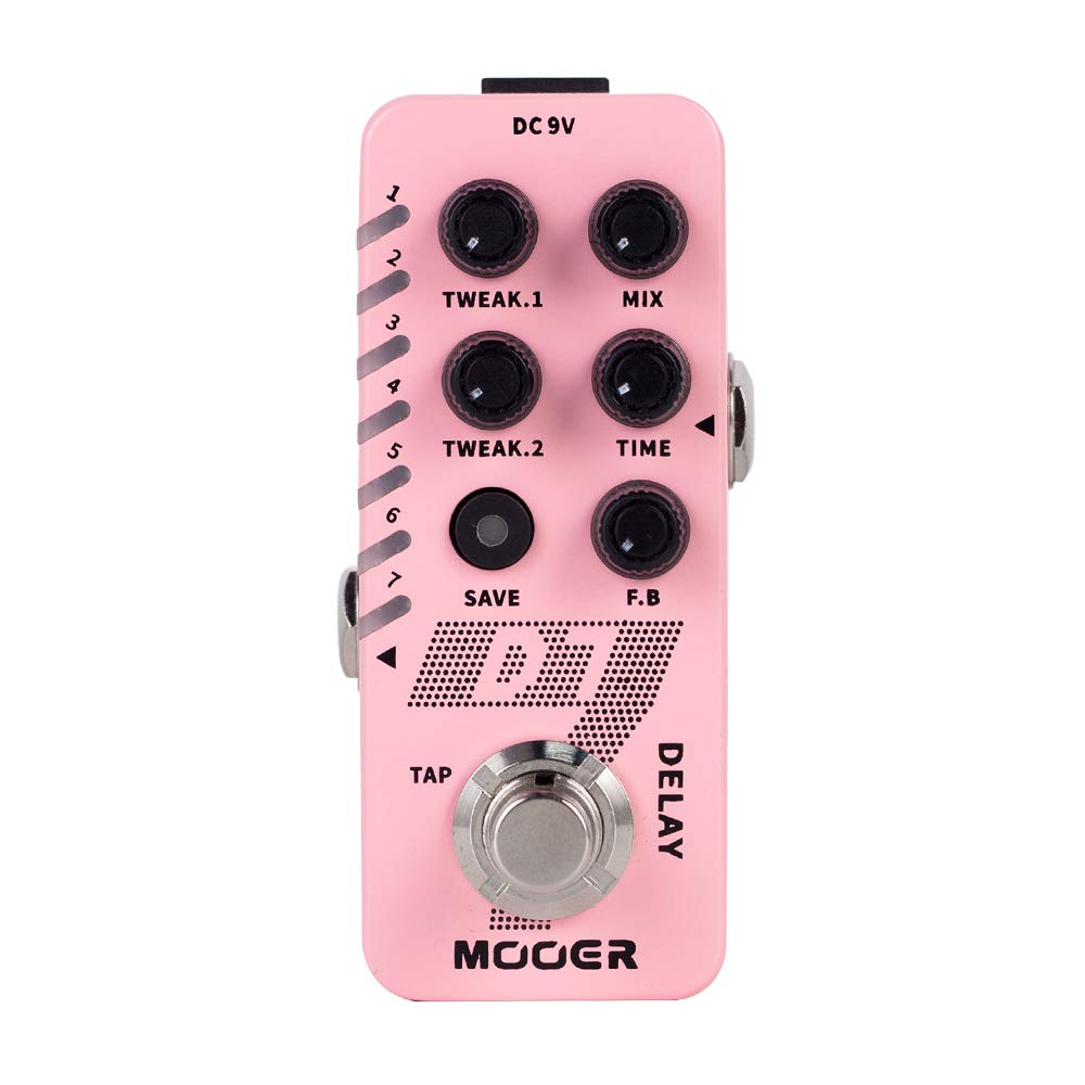 Mooer D7 Micro Series Mini Delay Pedal