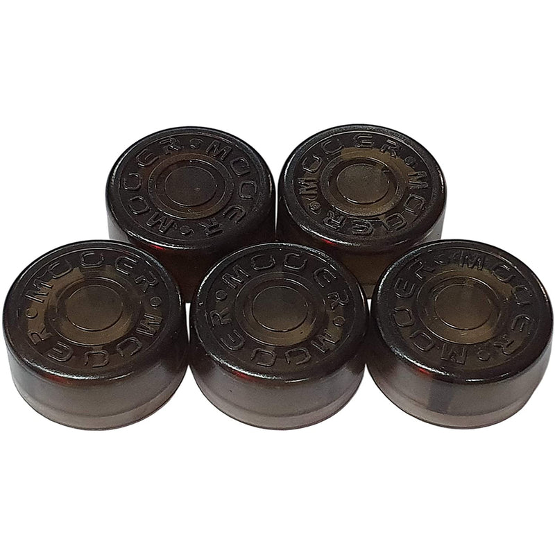 Mooer Pedal Footswitch Topper Button Cap - 5 pk Black