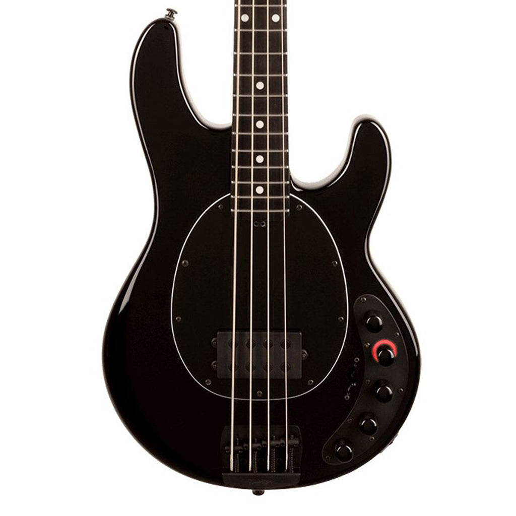 Music Man DarkRay 4 4-String Bass w/ Darkglass Electronics - Obsidian Black