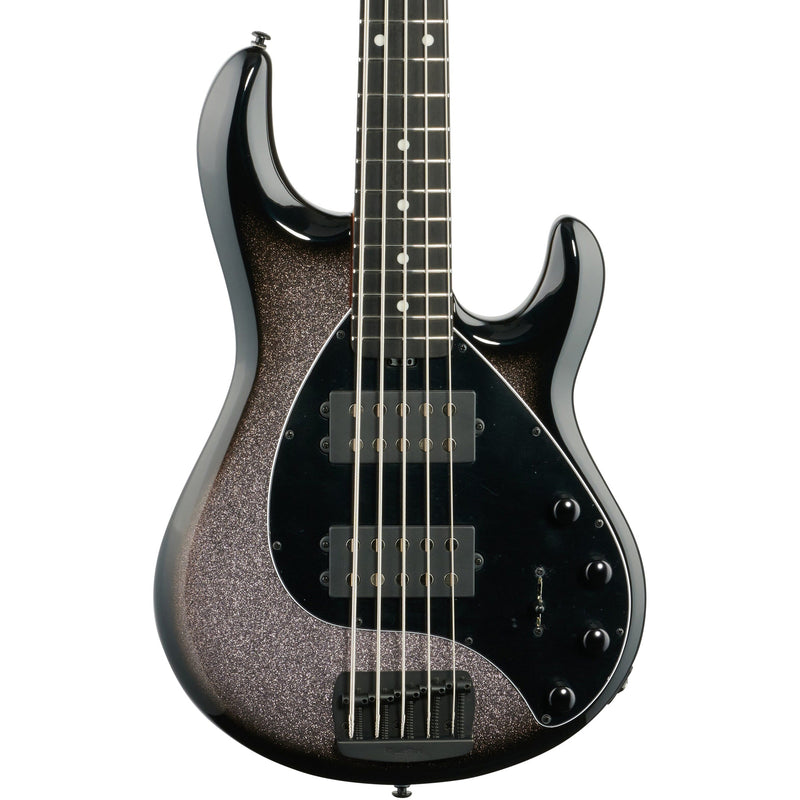 Music Man StingRay Special 5 HH - Smoked Chrome - Roasted Maple/Ebony (Black Headstock) - MHS