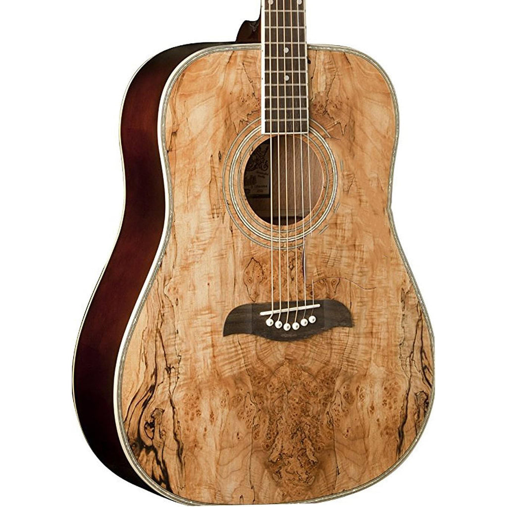 Oscar Schmidt OG2SM Dreadnaught Acoustic Guitar - Spalted Maple